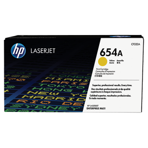 HP 654A Yellow LaserJet Toner Cartridge