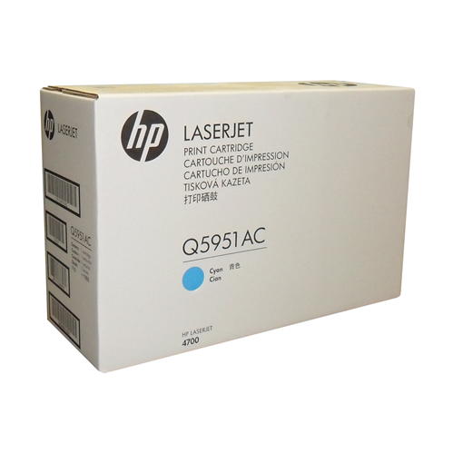 Q5951AC HP CONTRACT Q5951AC CYAN TONER CARTRIDGE