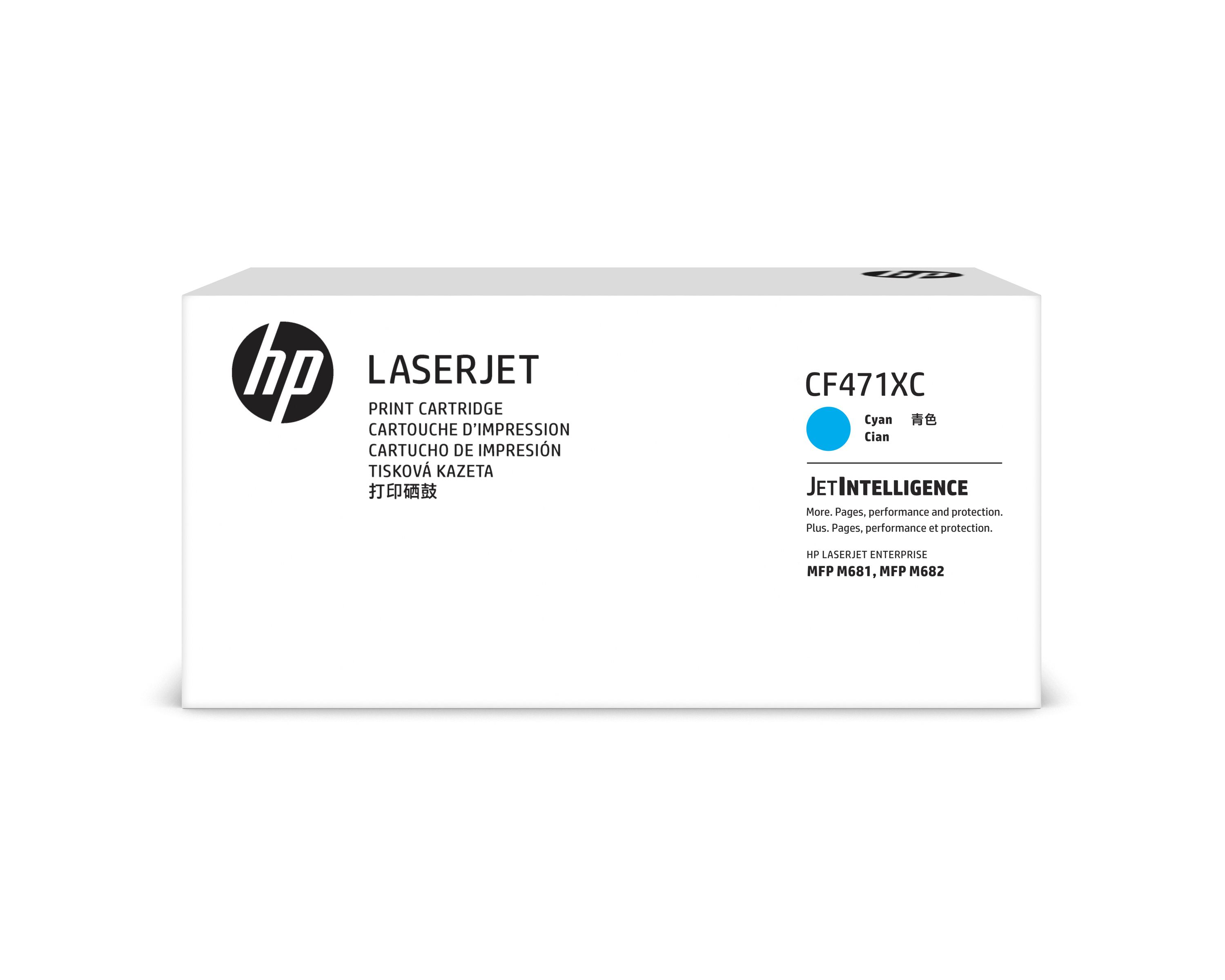 CF471XC HP #657XC HY CYAN CONTRACT TONER 23K