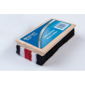 D0112 Chalkboard Brush ? Red, White & Blue Felts / Brosse ? tableau ? feutre rouge, blanc et bleu