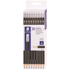 Pencil Norica blackHB 36pk FSC 100%