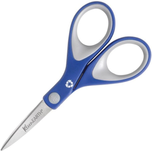 KleenEarth? 6? Straight Soft Handle Scissors ? Blue / Ciseaux poign?e douce droite KleenEarth?, 6 po ? bleu