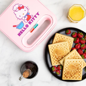 Hello Kitty Double Square Waffle Maker ? Makes Two Iconic Sanrio Waffles at Once