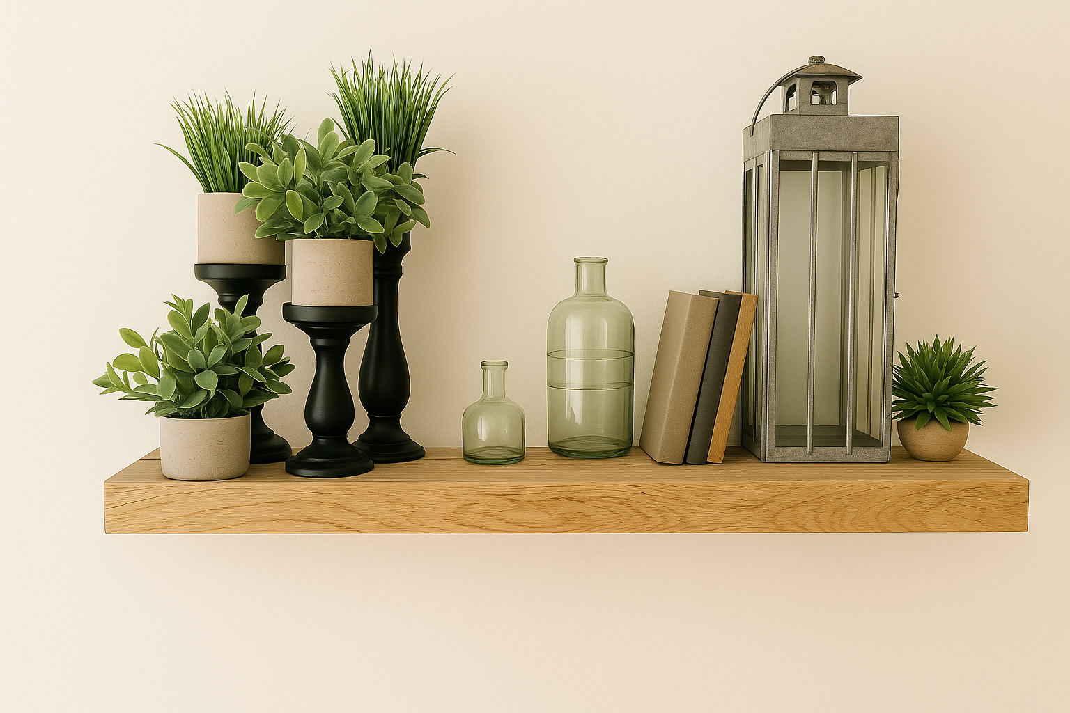 Shelf Floating 36X8X2 with hardware Honey