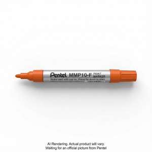 Pentel Paint Marker, Medium Point (4.5mm), Bullet Tip, Orange Ink