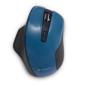 Verbatim Silent Ergo Wrls Blue LED Mouse-drk teal