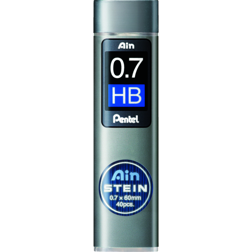 Ain Stein Lead Refill (0.7mm), HB, 40 Leads per Tube