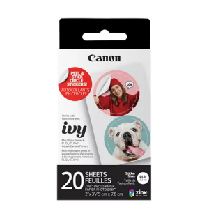 Canon ZINK Pre Cut Circle Sticker Pack