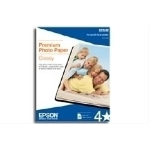 S041465 PREMIUM GLOSSY PHOTO PAPER 8X10 20/PK (BILINGUAL)