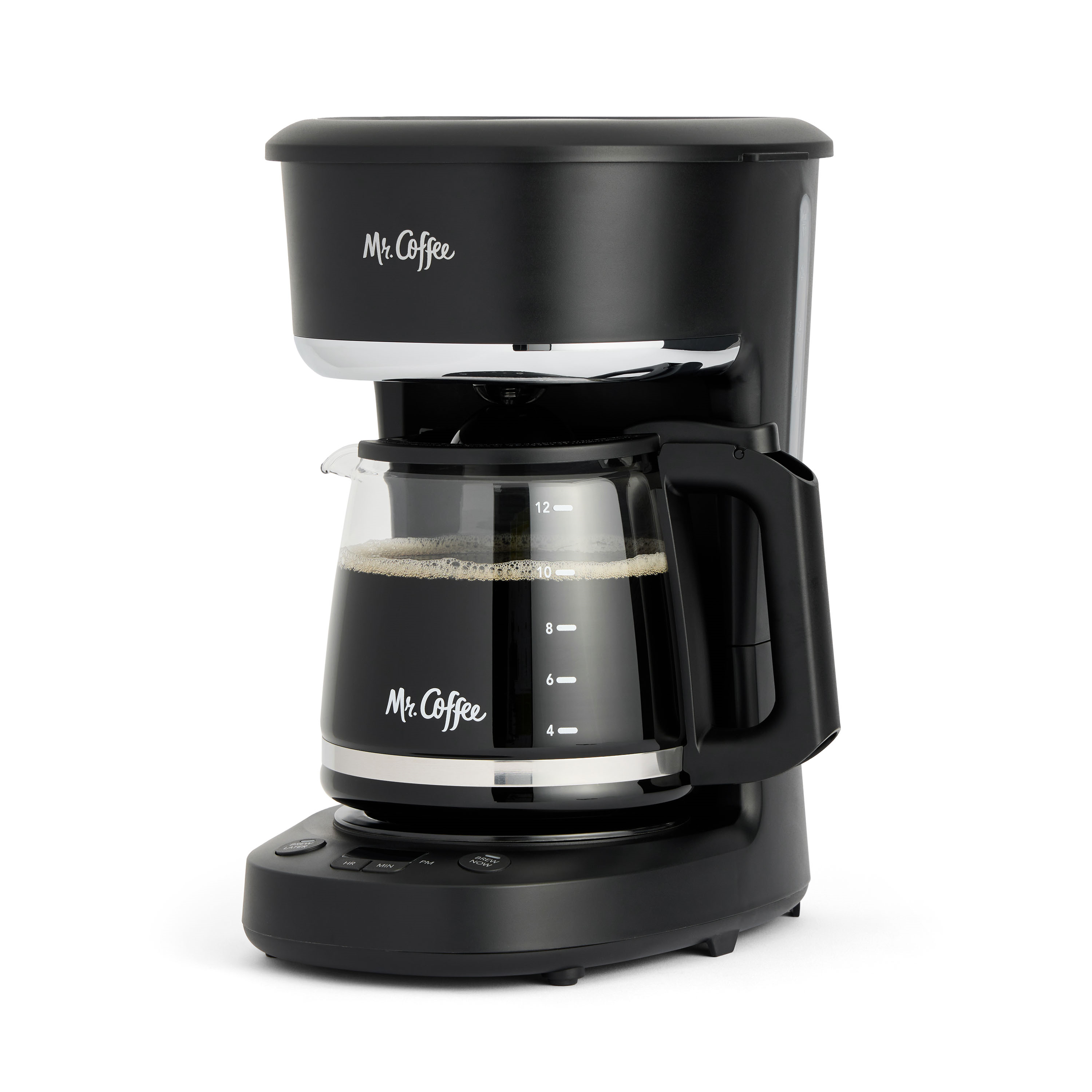 Mr. Coffee Mini Brew Programmable Coffee Maker, 5-Cup Coffee Maker, Black