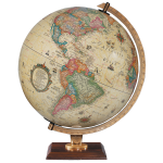 Forester 9"/22.9Cm Diameter Antique Ocean Desk Globe (French)