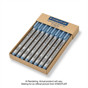 Pigment Brush Pen Hazy Blue