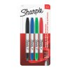 Sharpie Twin Tip Permanent Markers, Fine and Ultra Fine, Assorted Colours, 4 Count