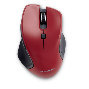 Verbatim USB-C Wireless Blue LED Mouse - Red