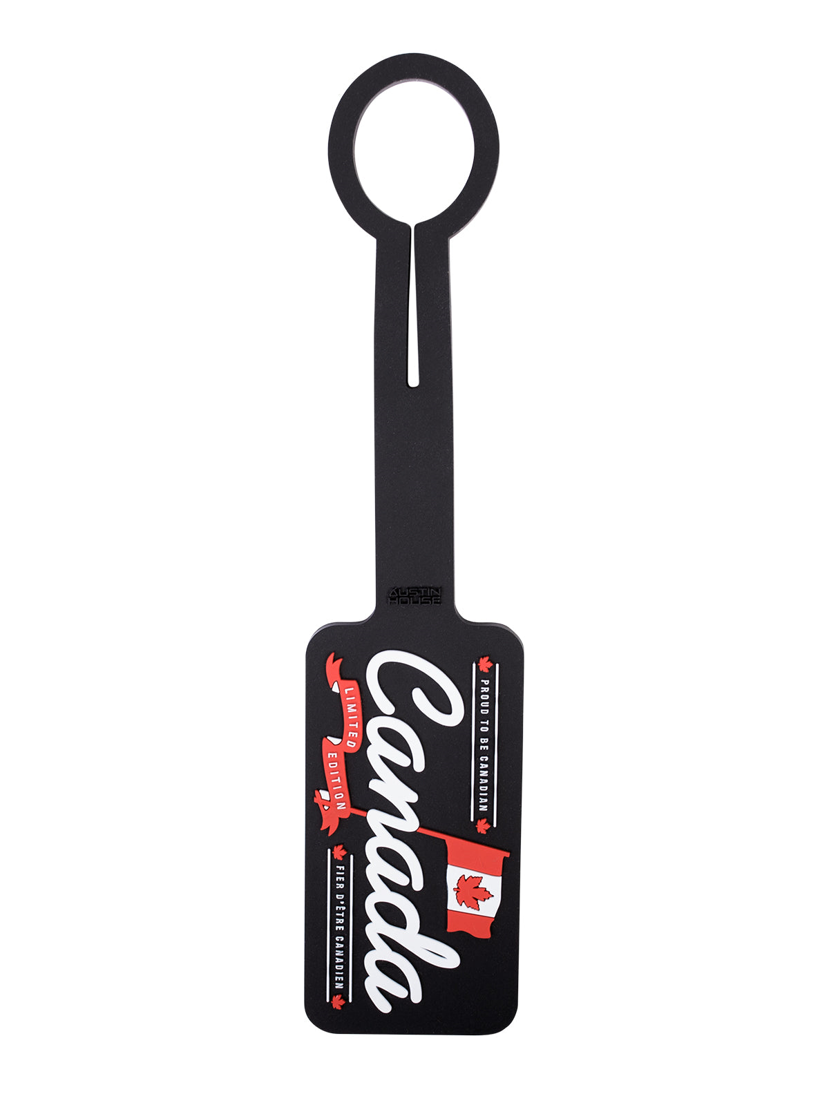 Rubber Can Flag Lugg Tag Black
