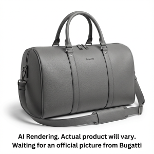 Bugatti Lagos Executive Duffle Bag in Grey ? Durable Multi-Pocket Travel Bag for Professionals (DUF2704BU)