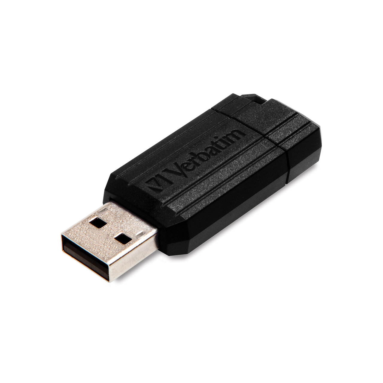 Verbatim 32GB PinStripe USB 2.0 Flash Drive - Black