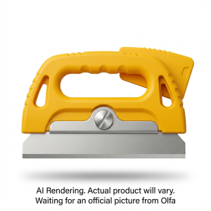 OLFA 120mm GSR-1/3B Stainless Steel Multi-Grip Scraper