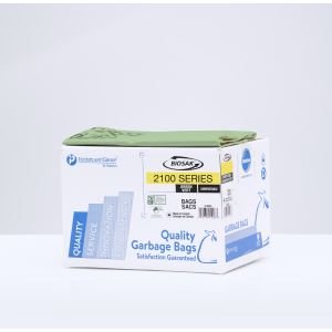 22 x 24 Green 300 bags Compostable