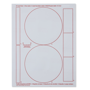 Verbatim Vrb Disc Labels Matte White 100 Labels/2