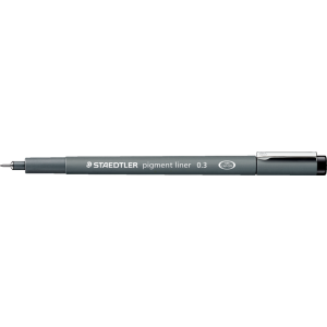 Fineliner pigment liner 0.3mm black