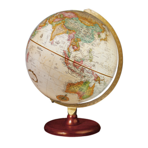 Piedmont 12"/30Cm Diameter Antique Ocean Desk Globe (French)