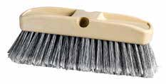 Car Truck Wash Acid Resistant Brush 11" Plastic Block Grey/White
