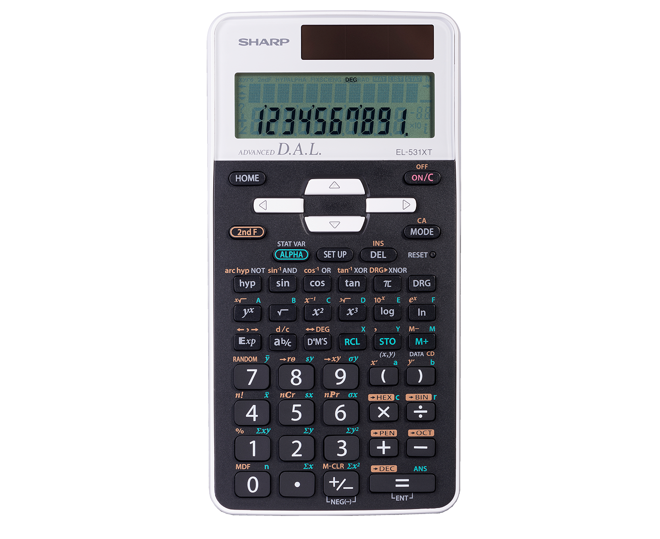 Sharp EL531XTWH Scientific Calculator – 273 Functions, 10-Digit 2-Line LCD