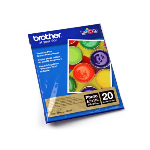 Brother BP71GLTR Innobella  Premium Glossy Paper (8.5" x 11")