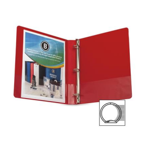 BUSINESS SOURCE RING BINDER, 1" CAPACITYFASTENER, VIN