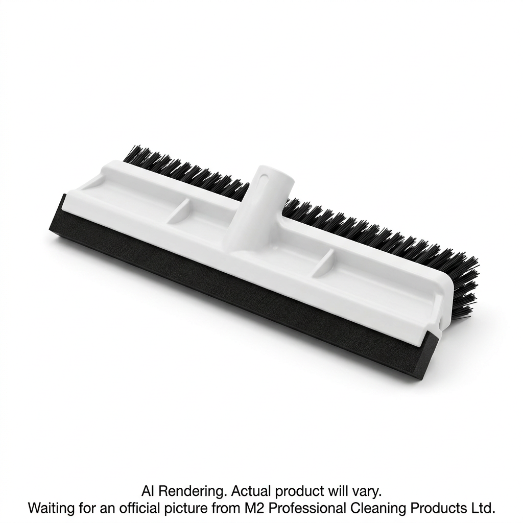 Moss PushNScrub Squeegee Plastic w/natural Rubber 18"/45cm