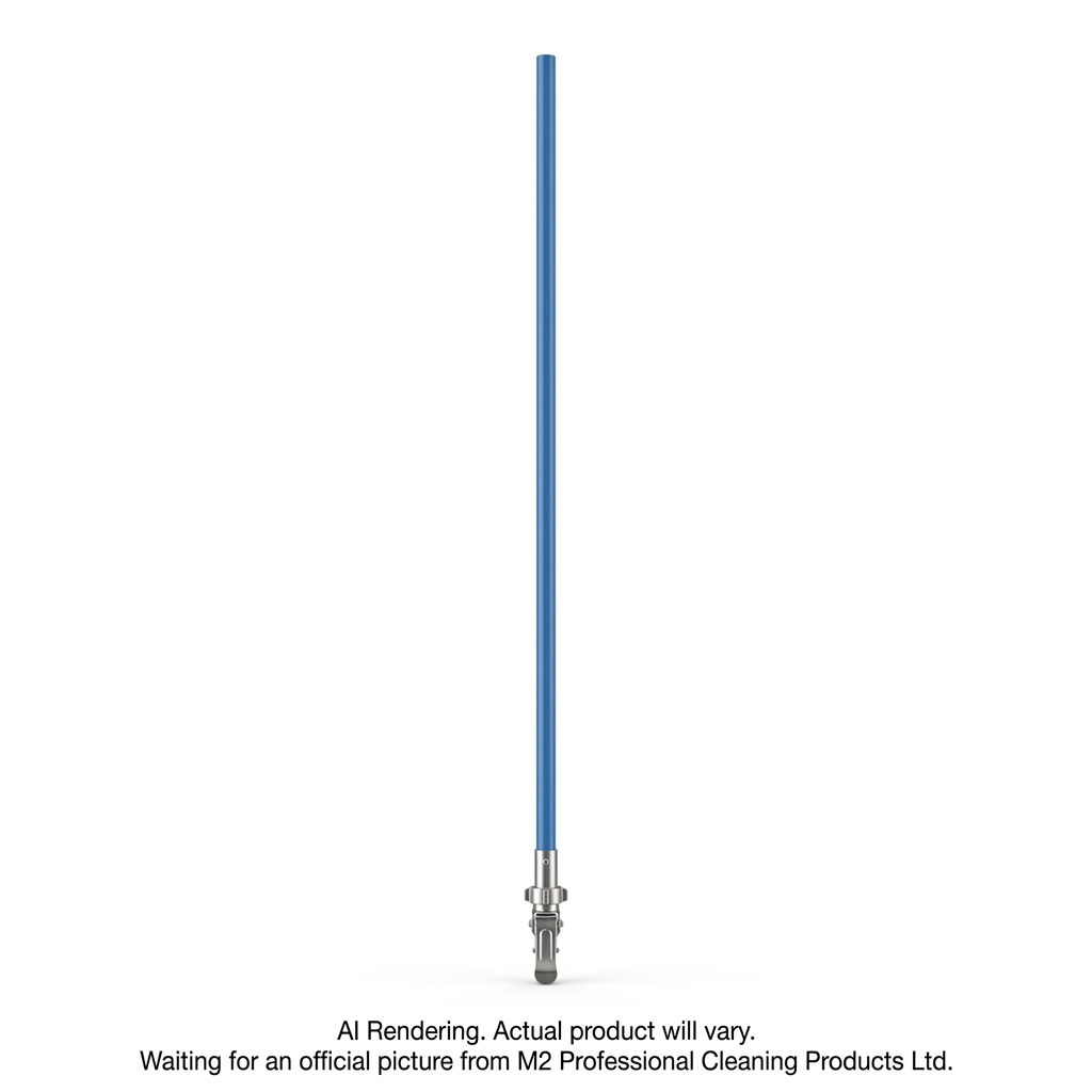 60" Clipper Dust Mop Handle - Fiberglass - Blue