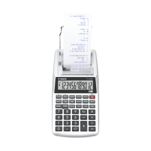 2203C002 Canon P1-DHV-3 Silver In-Hand Printing Calculator
