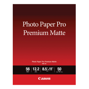 PM-101 8.5" x 11" Photo Paper Pro Premium Matte (50 sheets/pkg)