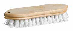 Pointed Hand Scrub W White Poly Fibre