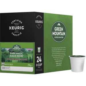COFFEE-K CUP GREEN MOUNTAIN DARK MAGIC, DARK ROAST 24/BX