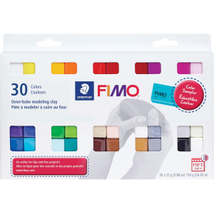 Set Modelling Clay Fimo Soft 30 Assorted Color Pack