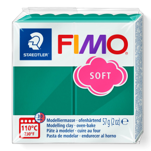 Modelling Clay Fimo Soft Emerald 57g (2 oz)
