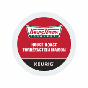 COFFEE-K CUP KRISPY KREME LIGHT MEDIUM HOUSE ROAST, 30/BX 30/BX