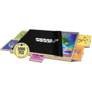 Puzzle Board with Drawers and Cover Mat - 2000-Piece Puzzle Space