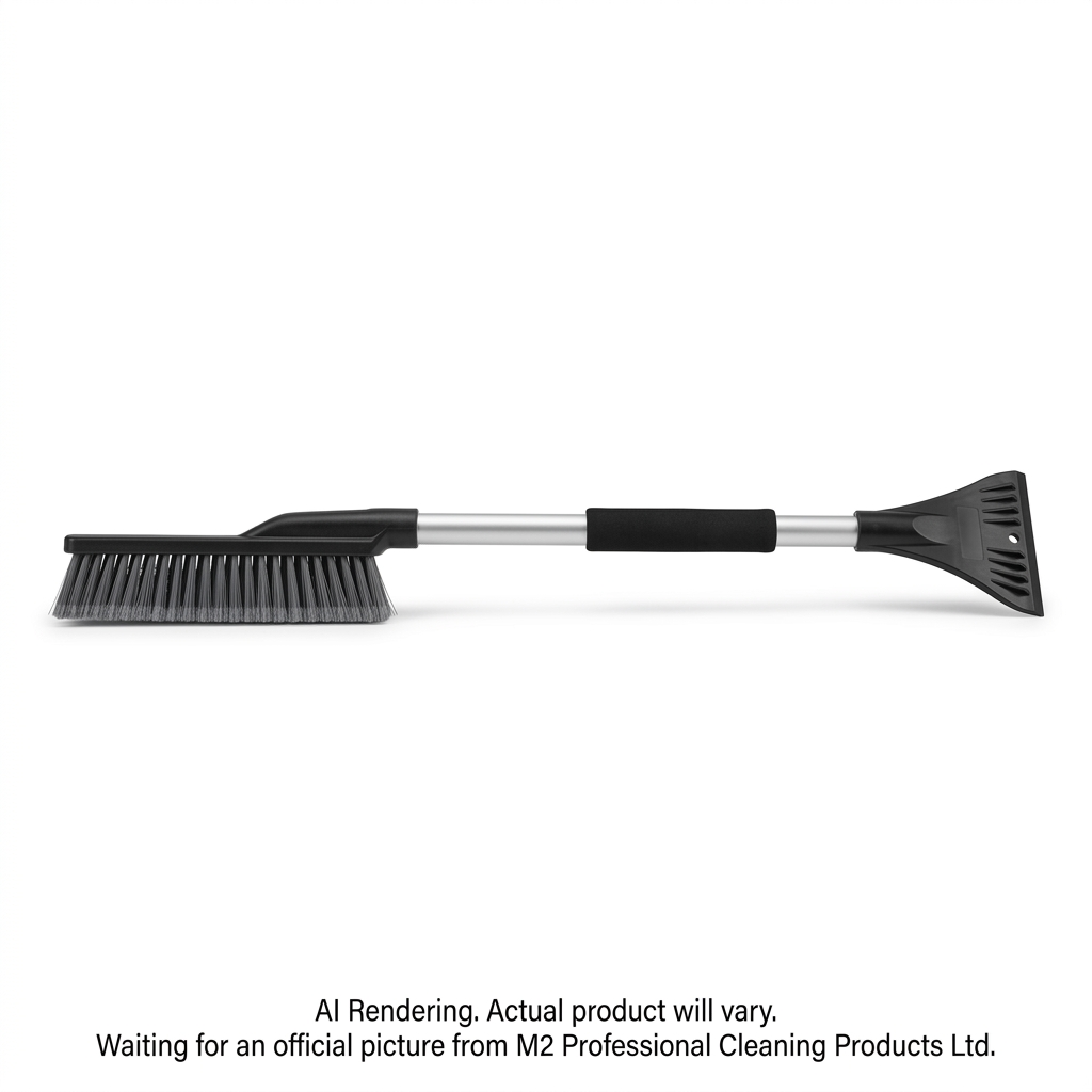 35"/89cm Long Reach Snow Brush with Ice Scraper
