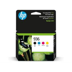 HP 936 CMYK Ink Cartridge 4-Pack