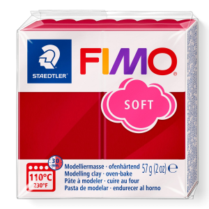 Modelling Clay Fimo Soft Cherry Red 57g (2 oz)