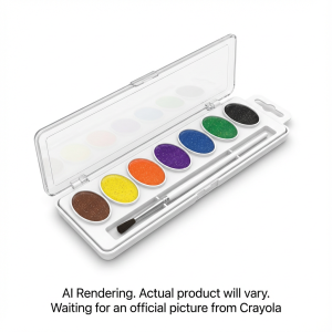 8 Washable Glitter Watercolours