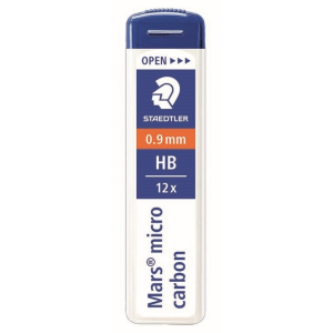 Mech.pen.lead Mars micro0.9 HB 12pc