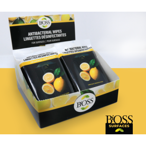 BIOSS005 BiOSS ANTIBACTERIAL WIPES FOR SURFACES - (10 inner