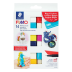 Set Modelling Clay Fimo Soft Magical Creatures 12 Color Pack, 1 Permanent Marker, 1 Modelling Tool