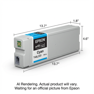 Epson ULTRACHROME PRO6 Cyan Cartridge, 700MLT48L220
