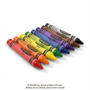 8 Anti Roll Crayons Triang. (Engl Only)