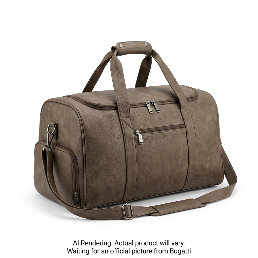 Bugatti- Duffle Bag- PU- Brown